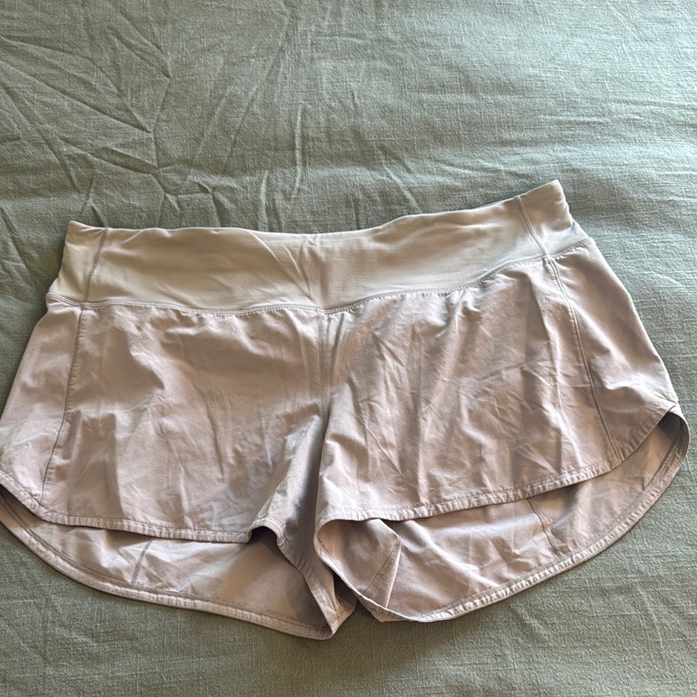 Light purple speed up shorts